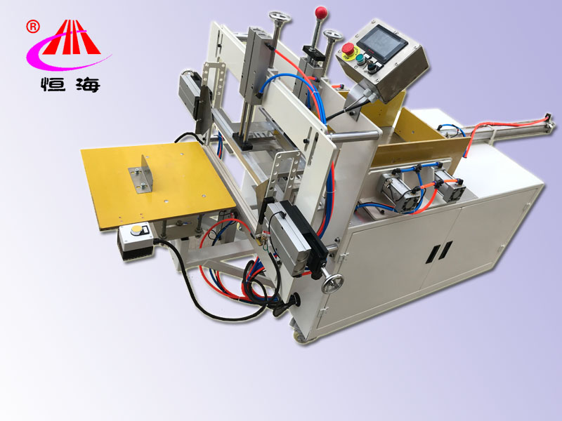 Test of baby diaper packaging machine